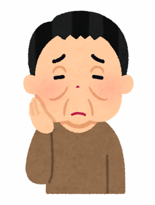 困っている男性