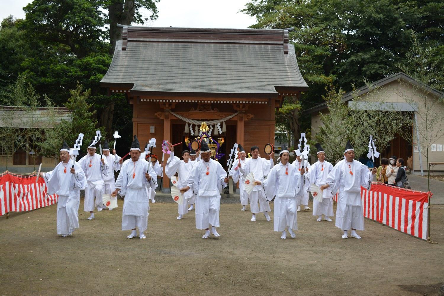 鹿島踊(初津)の写真
