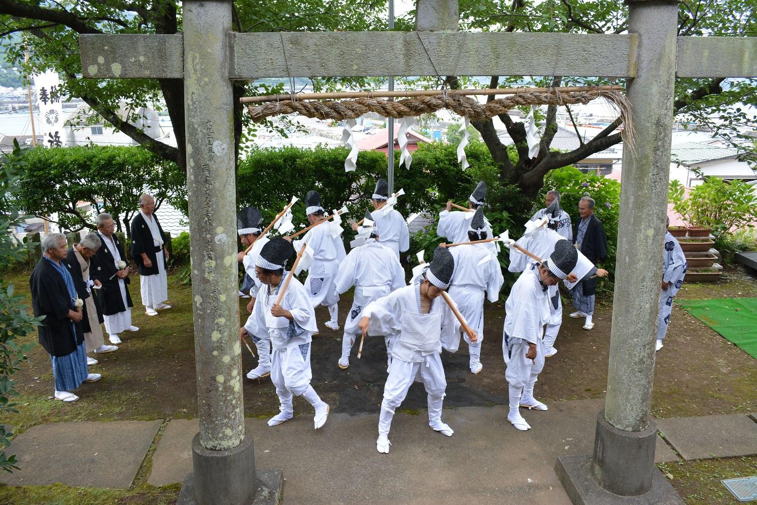 鹿島踊(新井)の写真