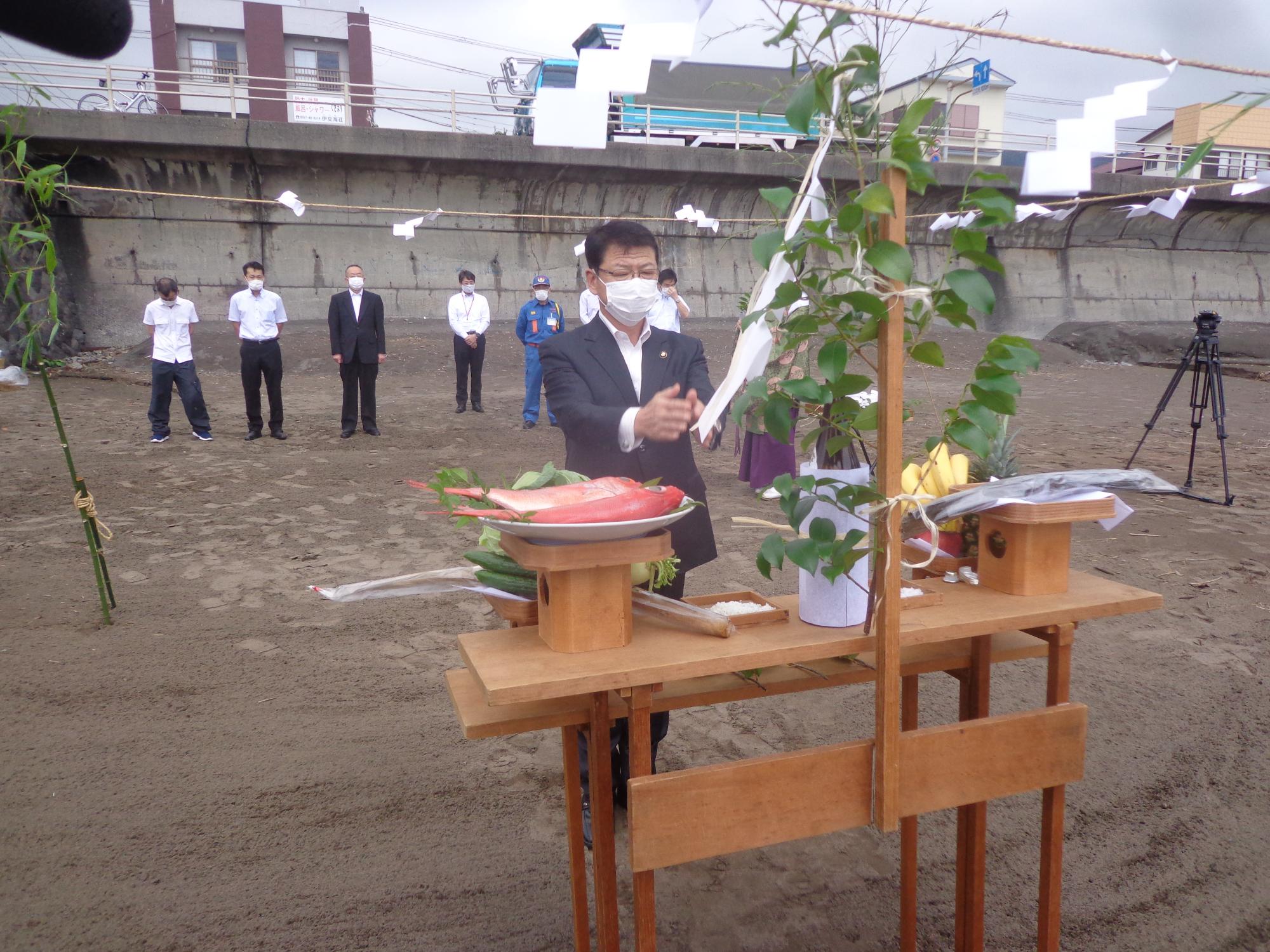 0716宇佐美海水浴場海上安全祈願祭