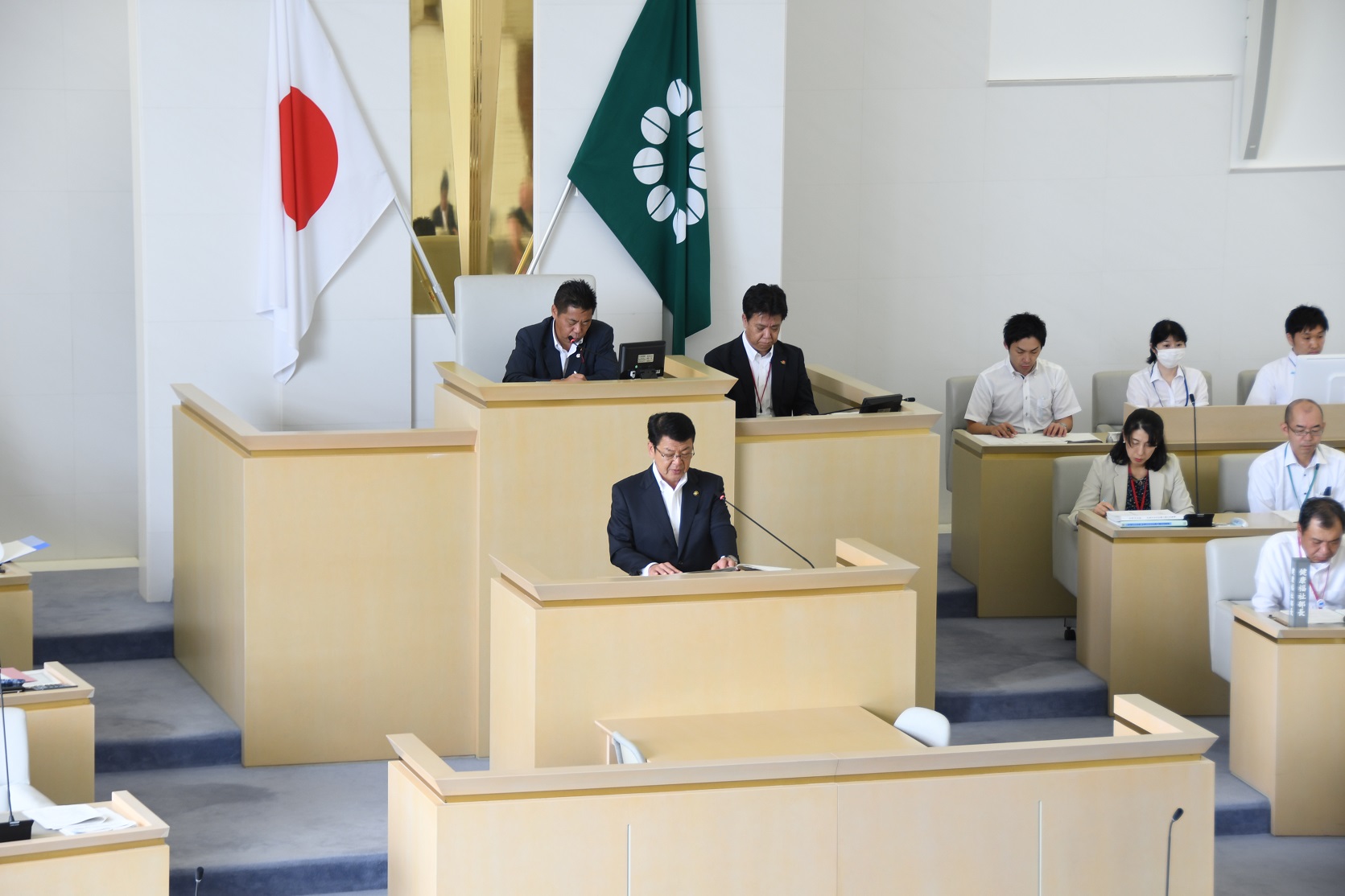 議会9月定例会の様子