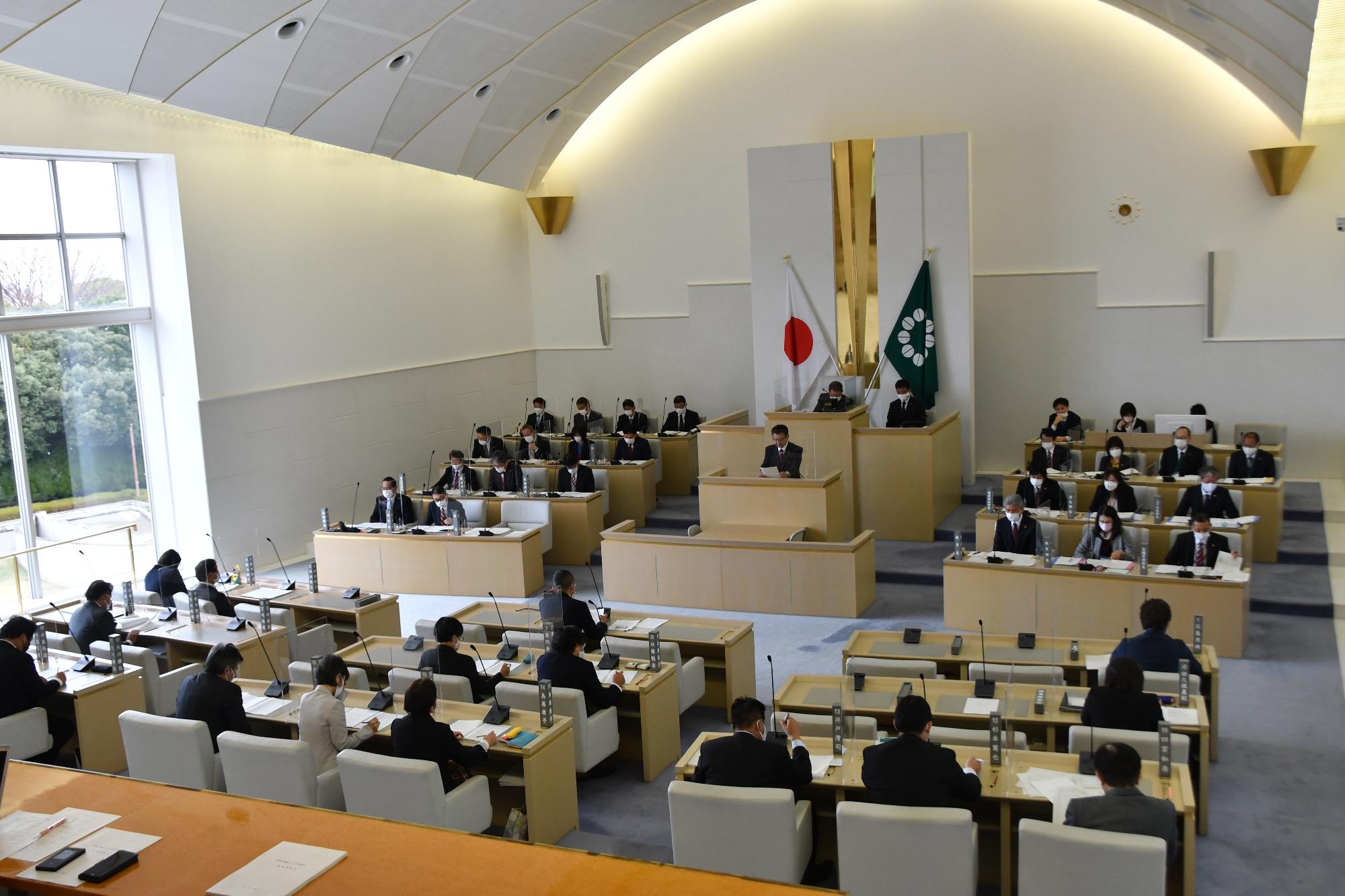 1130令和3年市議会12月定例会開会