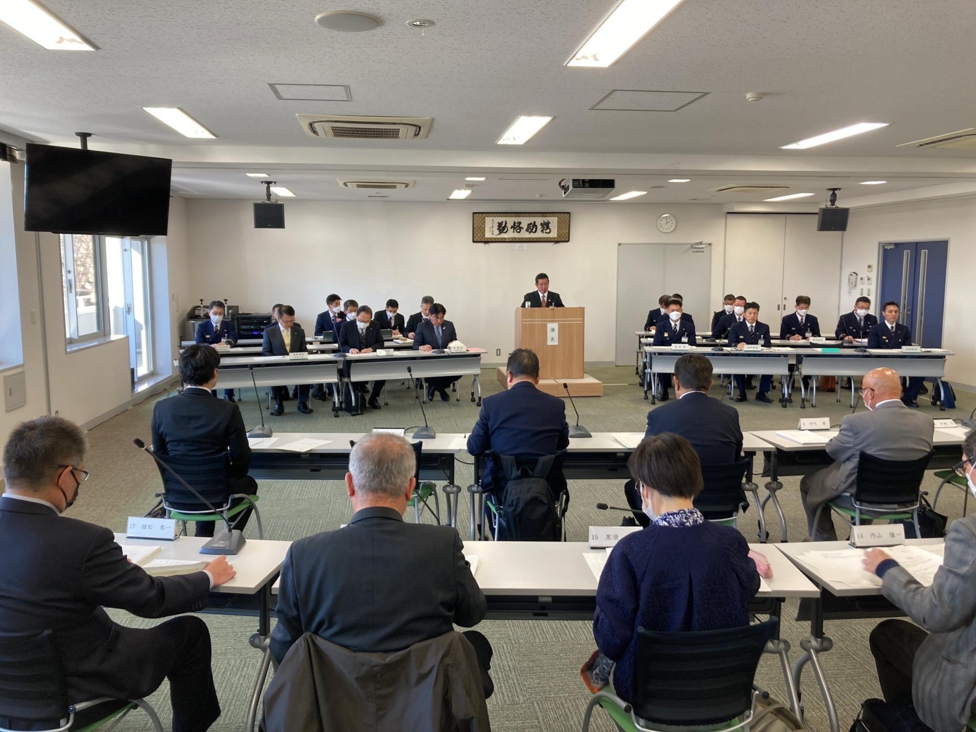 1222駿東伊豆消防組合議会臨時会