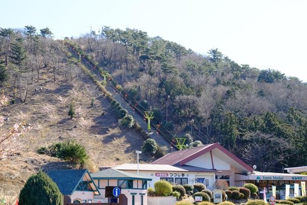 小室山 山頂までのリフトの写真