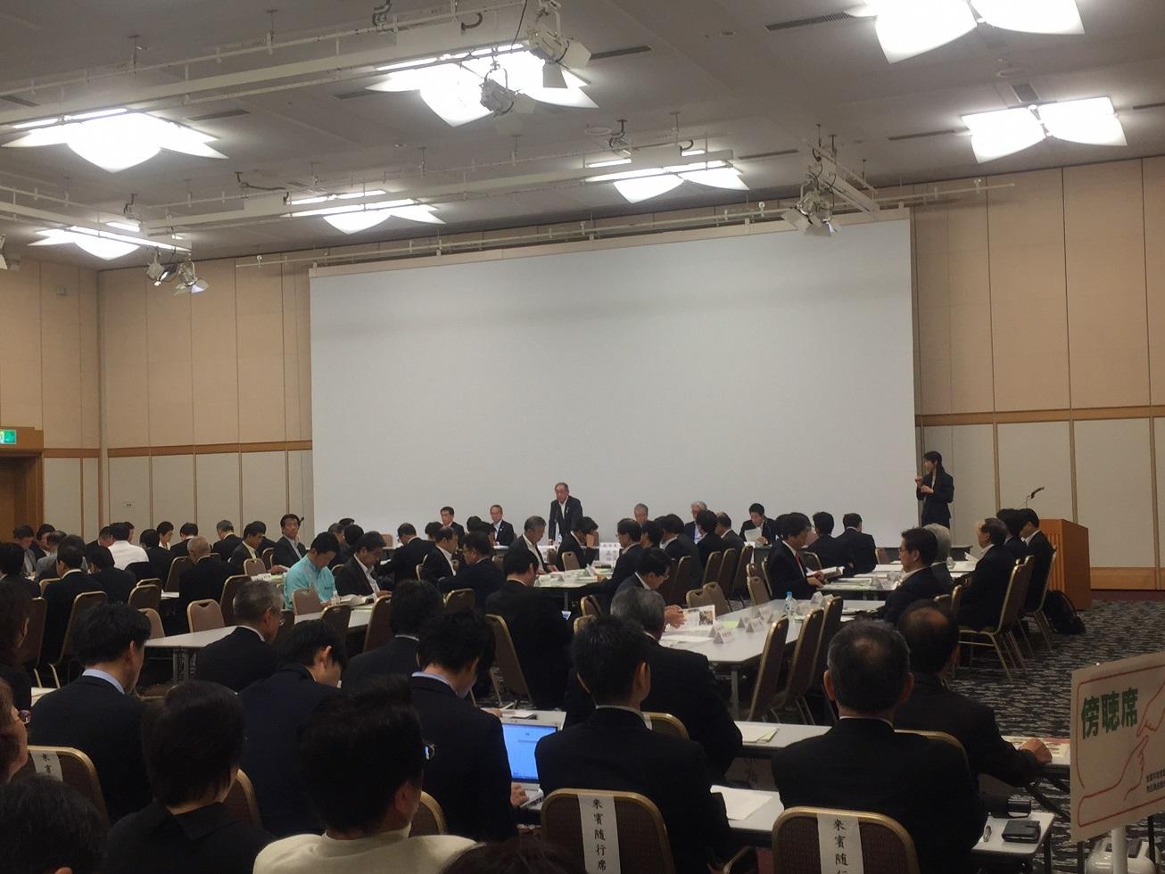 東京都千代田区にて開催された全国手話言語市区長会総会の写真
