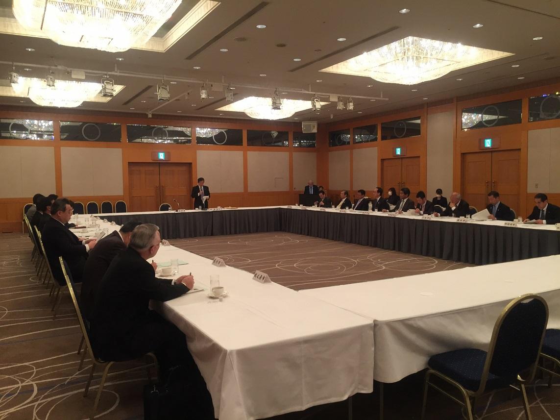 ホテルセンチュリー静岡で開催された2月定例市長会議の写真