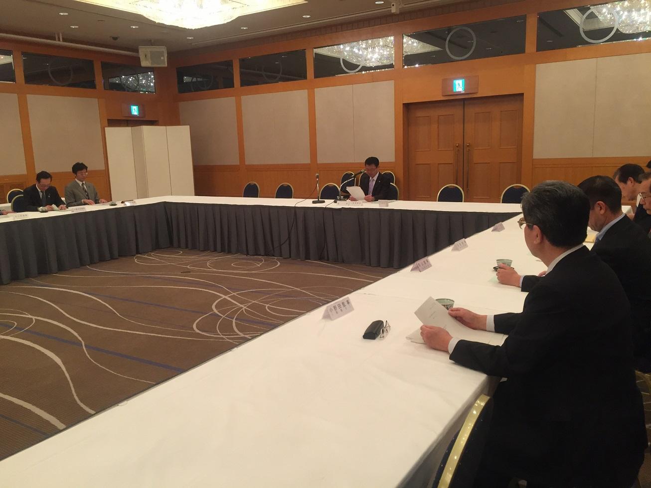 ホテルセンチュリー静岡にて開催された静岡県都市自治振興協会理事会の写真
