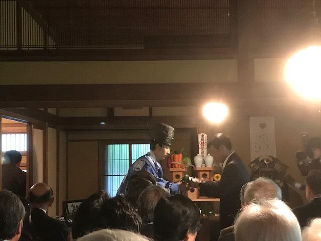 2017年10月18日東郷記念館での市長の写真