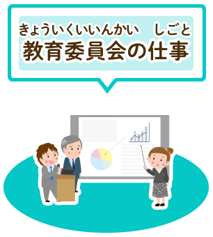 教育委員会(きょういくいいんかい)の仕事(しごと)